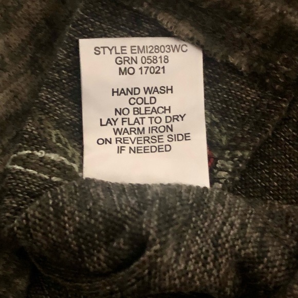 NWT Anthropologie Boho Embroidery Top Charcoal Orange Green - Picture 8 of 10